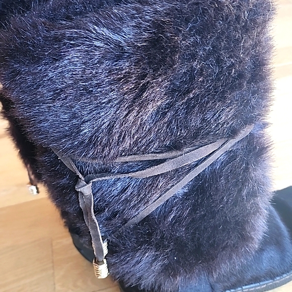 Oscar de la Renta Fur Sport Apres Ski Boots Women's Size 37 - Picture 7 of 12